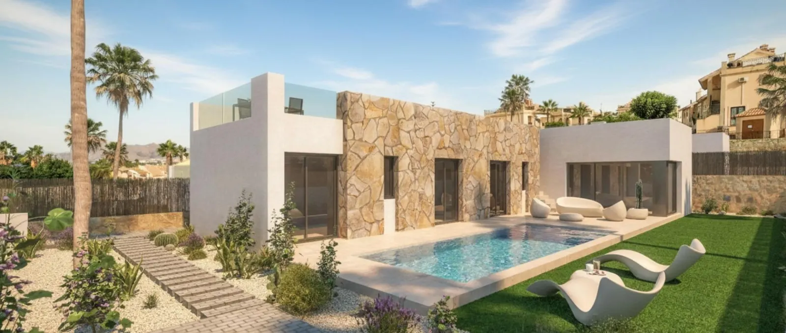 Luxury New Build Villas Next to La Finca Golf in Algorfa — 1