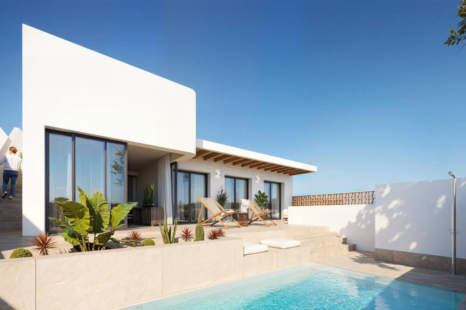 New Build Ibiza Style Townhouses in Dolores Costa Blanca — 4