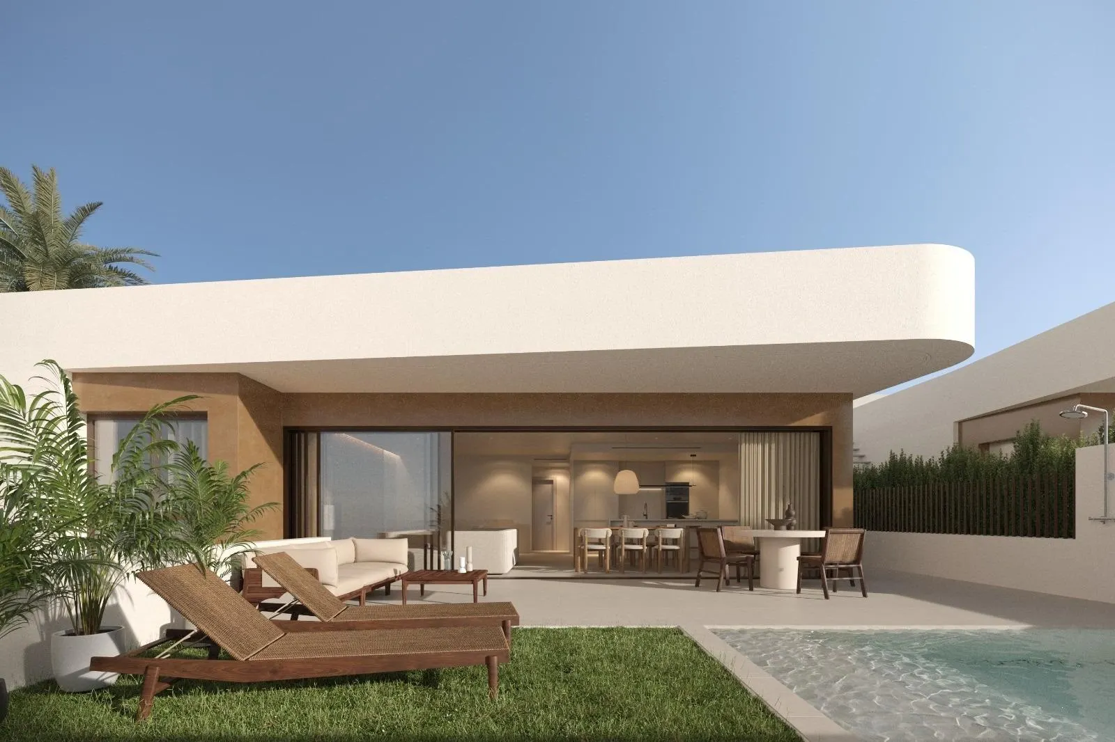 New Build Corner Quad Villas with Private Pool in Dolores, Alicante — 3