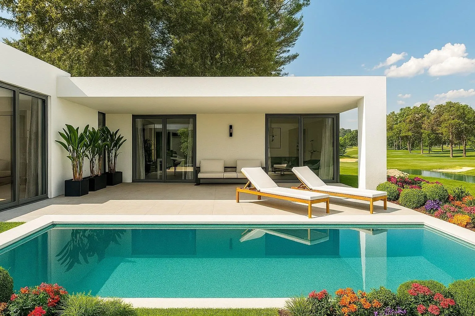 NEWLY BUILT VILLAS WITH POOL IN HONDON DE LAS NIEVES — 1
