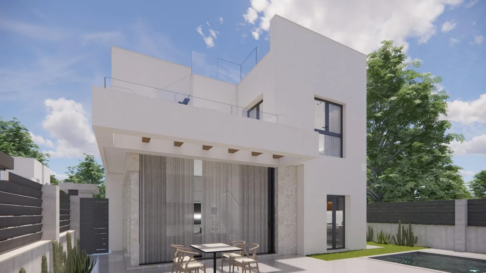 Modern New Build Villas in La Herrada Los Montesinos With Private Pool — 1