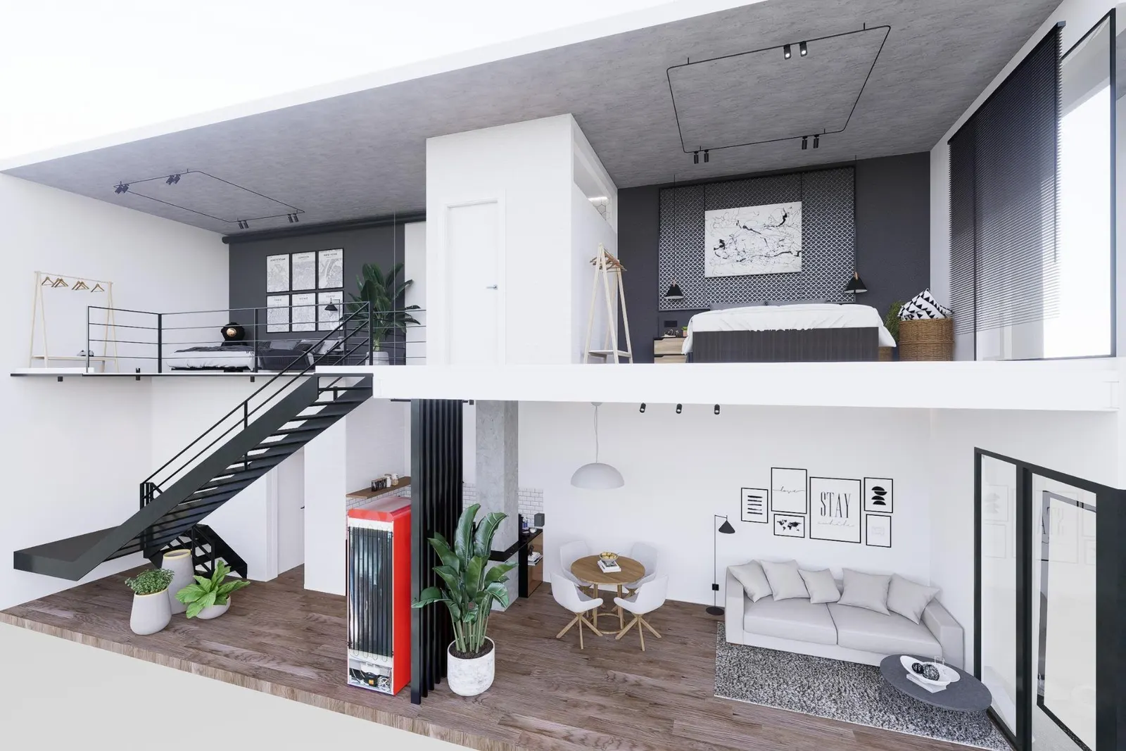 Modern Duplex Loft Apartments in the Heart of Alicante — 1
