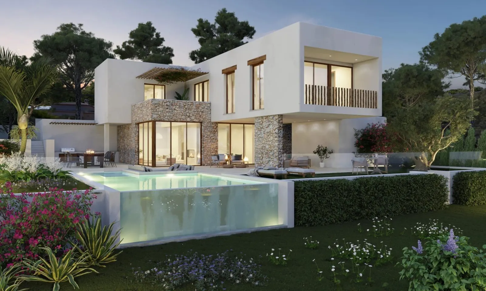 Ibiza Style Luxury Villa with Panoramic Views in Las Laderas, Javea — 1