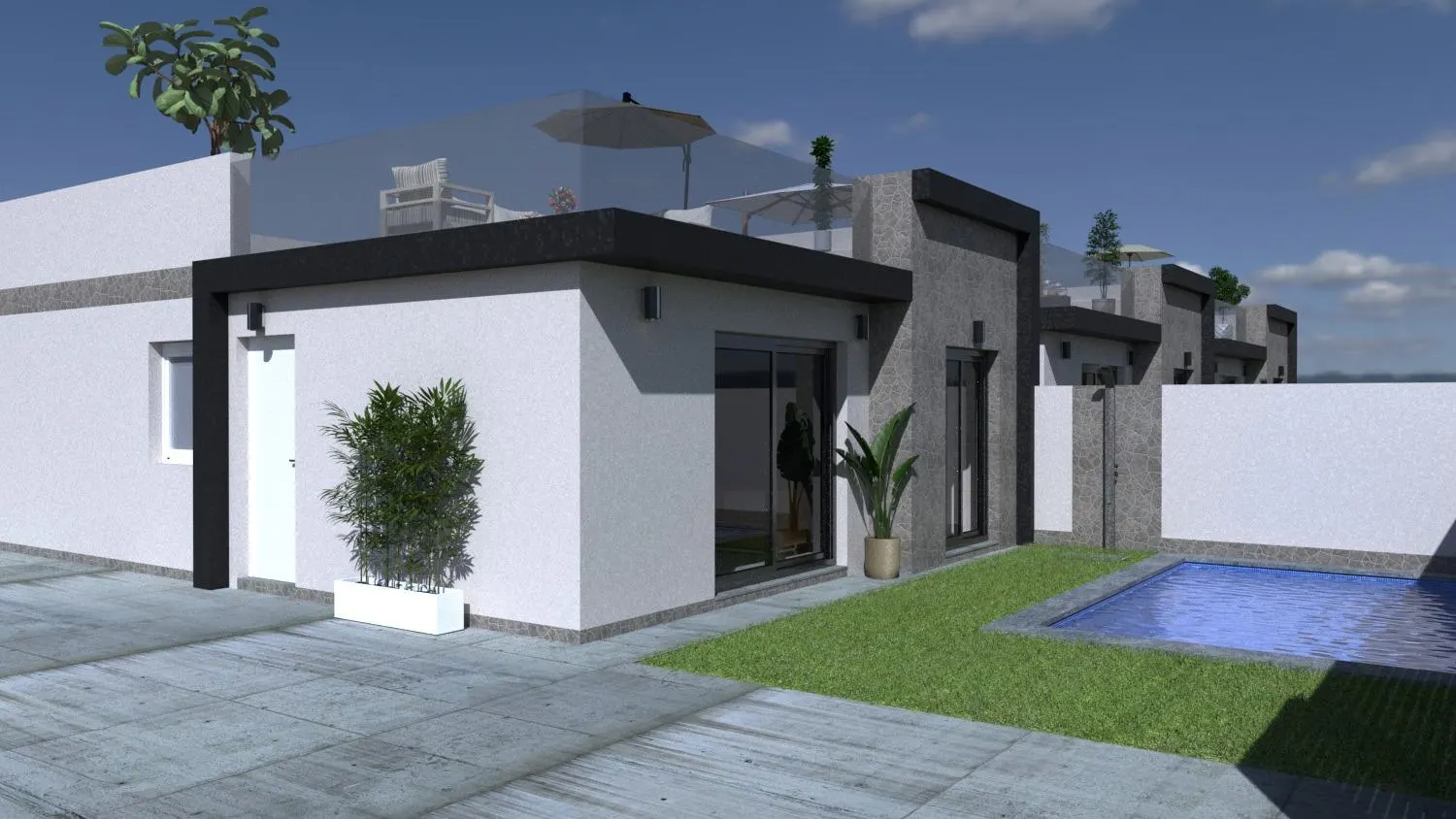 Luxury Single Level Villas with Private Pools in Balsicas, Murcia — 1