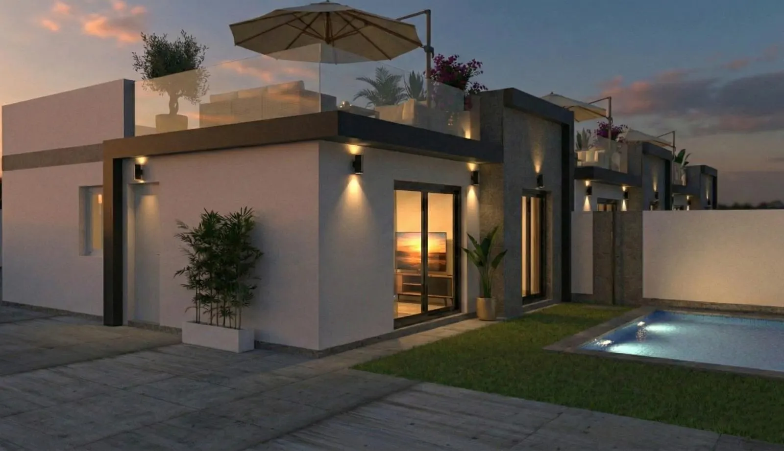 Luxury Single Level Villas with Private Pools in Balsicas, Murcia — 3