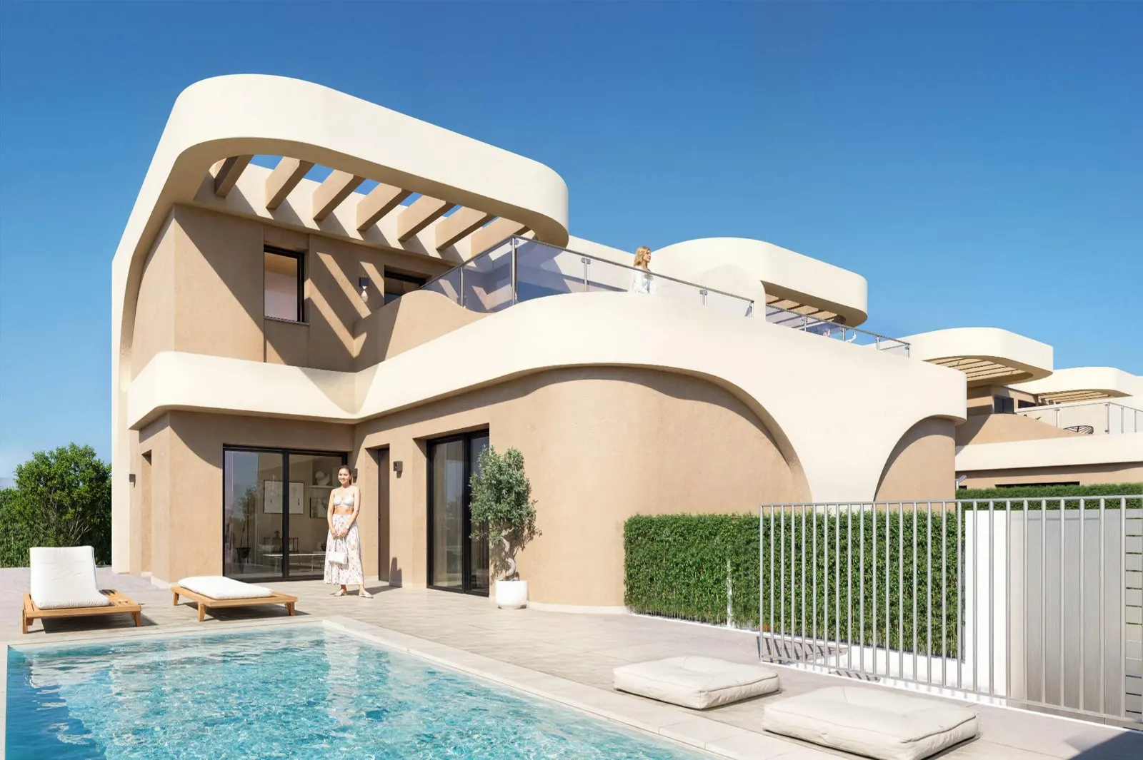 Modern Semi Detached Villas in Daya Nueva with Contemporary Design and Excellent Connectivity — 1