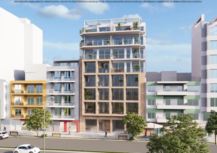 NEW BUILD APARTMENTS IN THE CENTRE OF VILLAJOYOSA