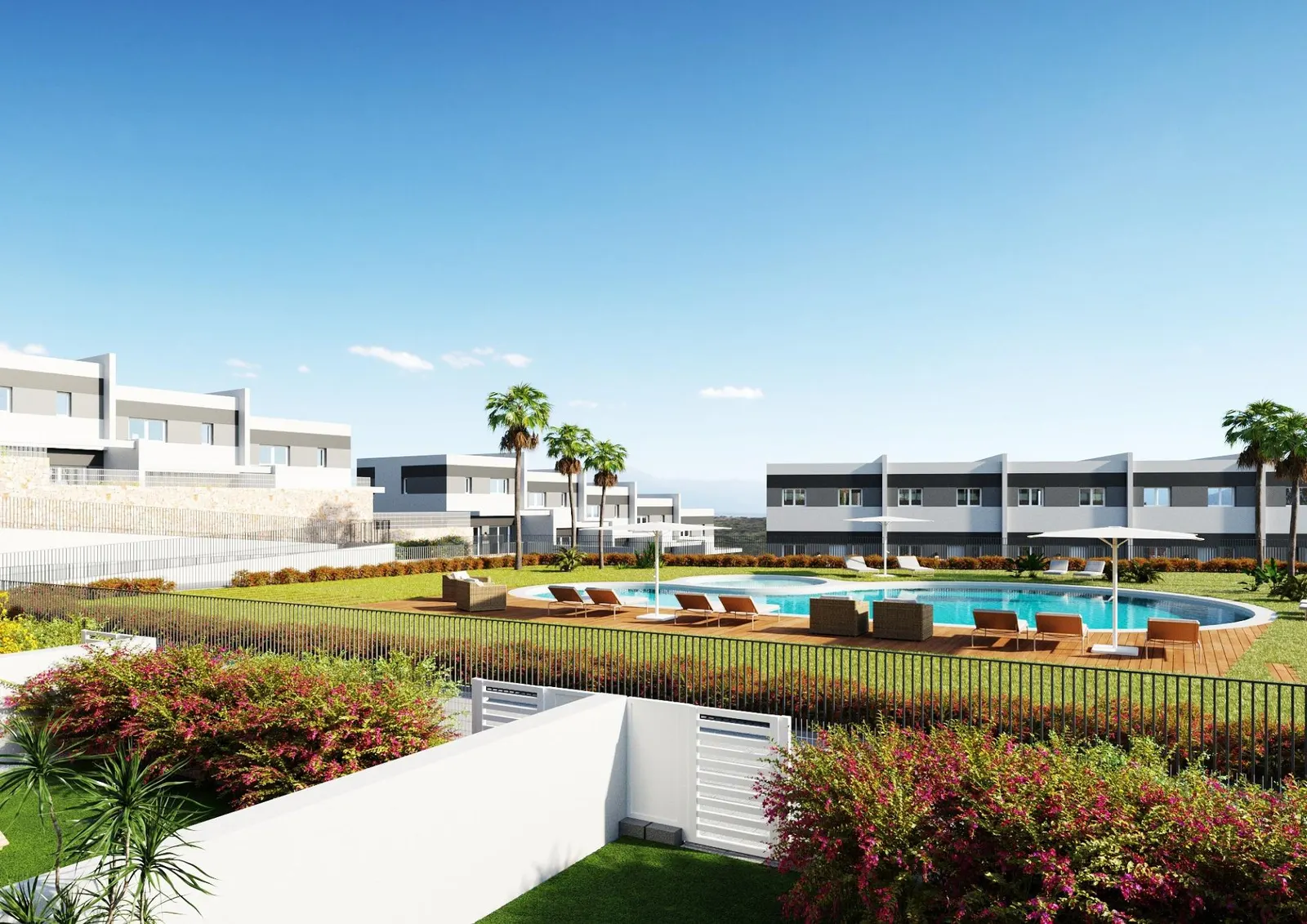 Modern 3 Bedroom Townhouses for Sale in Balcon de Finestrat Costa Blanca — 5