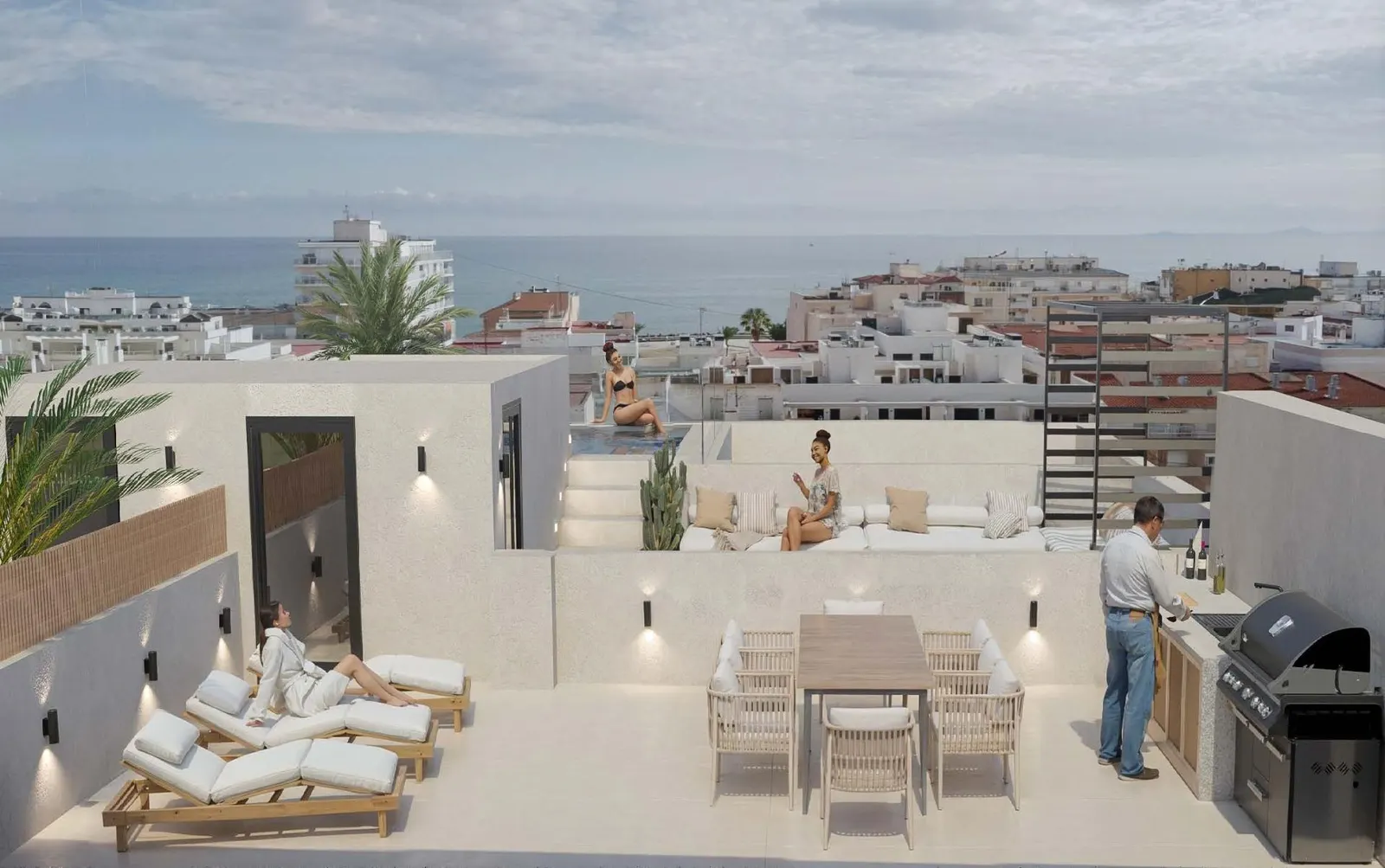 Modern Apartments for Sale Just 250 m from El Cura Beach in Torrevieja, Costa Blanca — 1