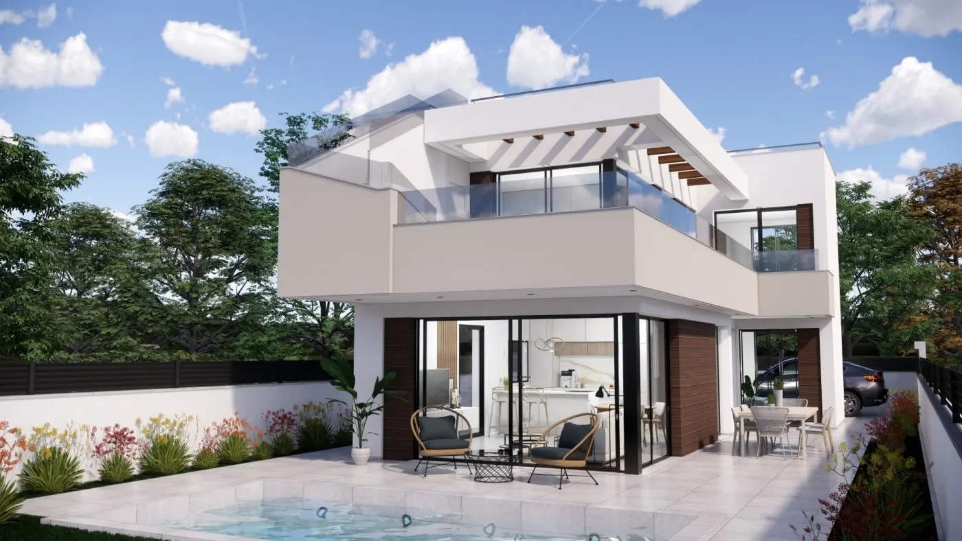 NEW BUILD VILLAS IN PILAR DE LA HORADADA ON THE GOLF COURSE — 5