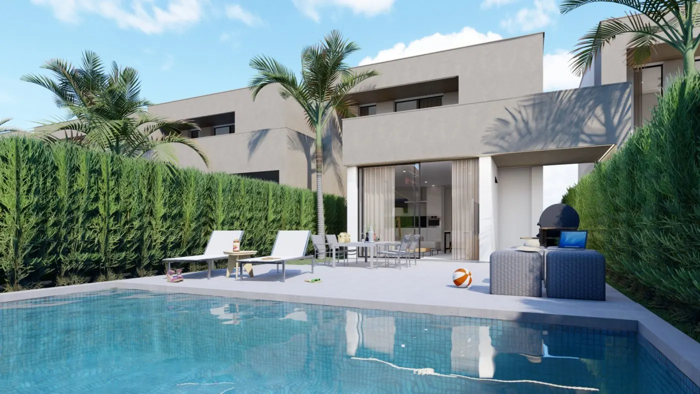 NEW BUILD VILLAS IN LOS URRUTIAS, MURCIA — 1
