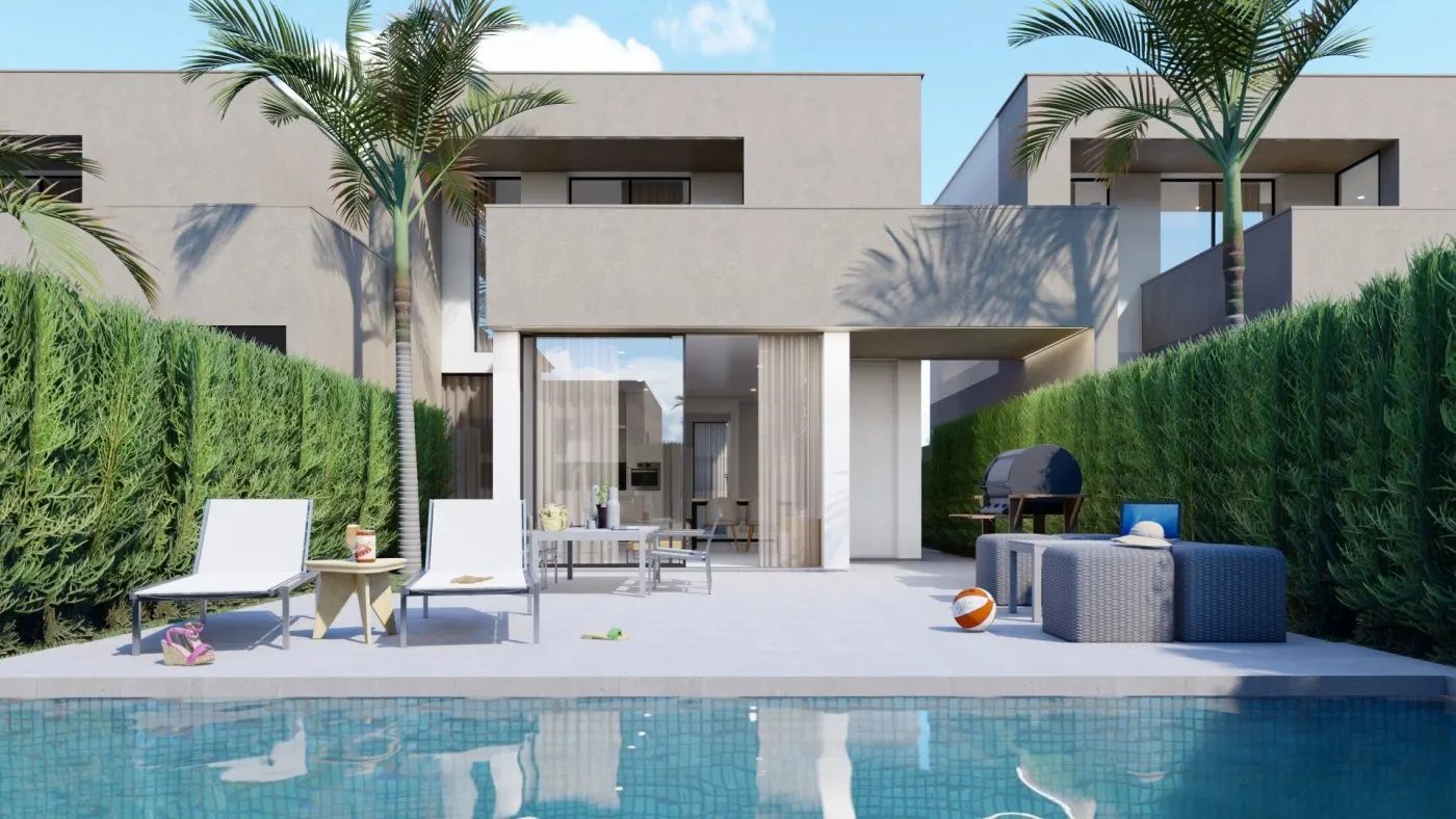 NEW BUILD VILLAS IN LOS URRUTIAS, MURCIA — 2