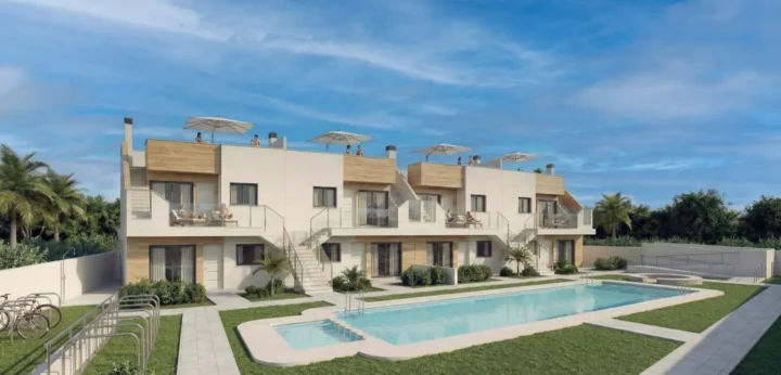 Modern Apartments and Penthouses with Solarium in San Javier Near Mar Menor