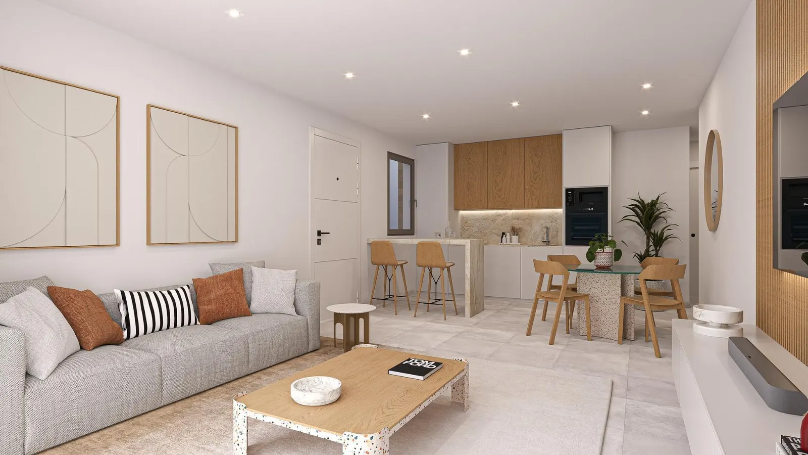 Modern One Level Villas with Private Pool and Solarium in El Jimenado Murcia — 5