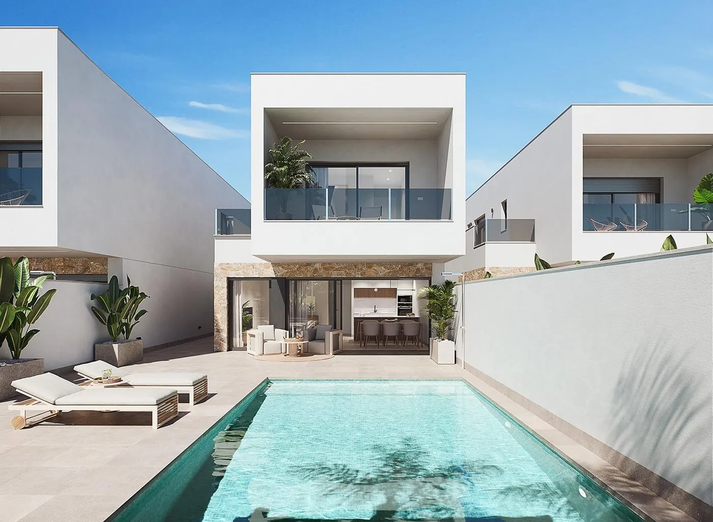 Modern New Build Villas with Private Pool in San Pedro del Pinatar — 1