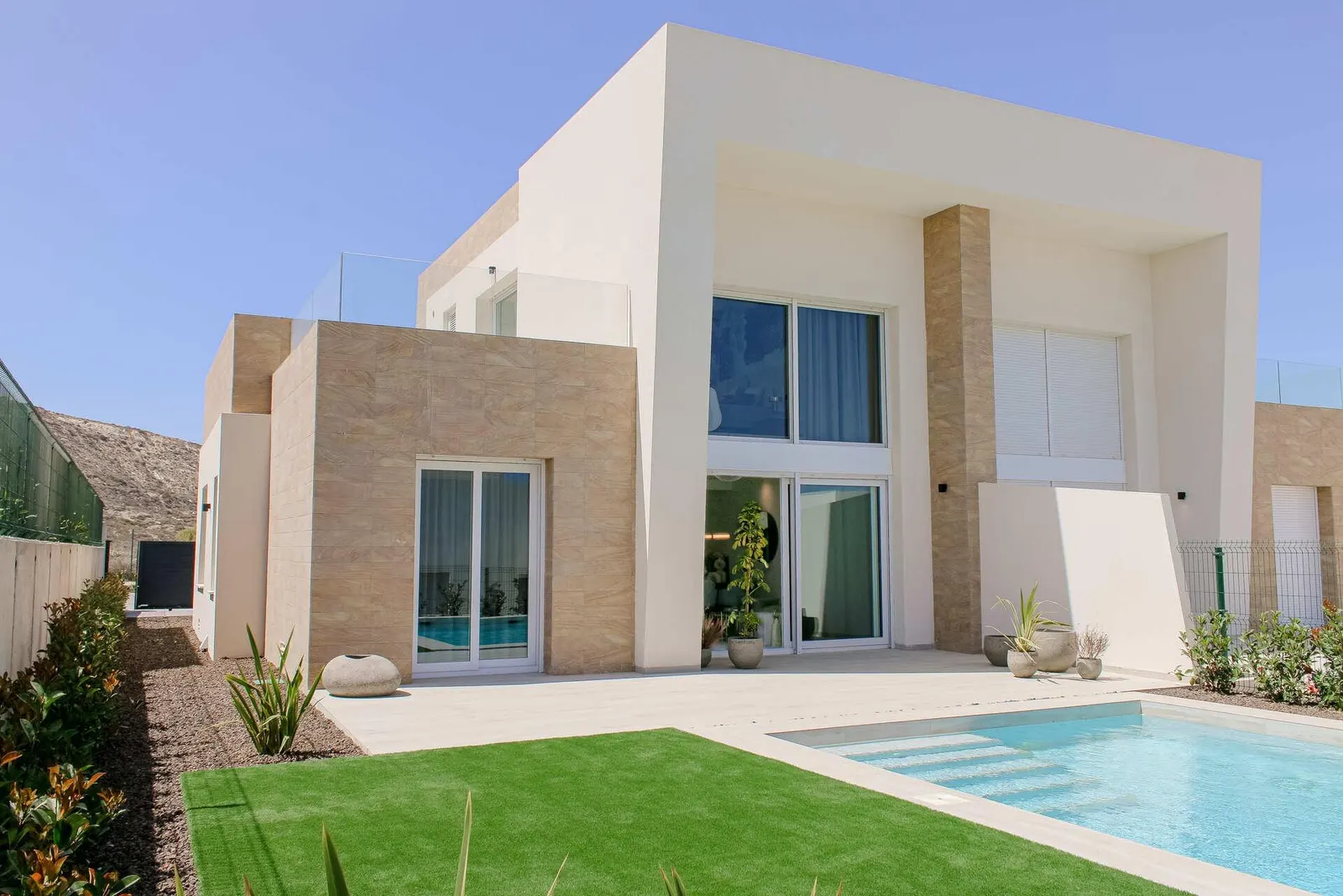 New Build Semi-Detached Villas with Private Pool in La Finca Golf Resort, Algorfa — 1