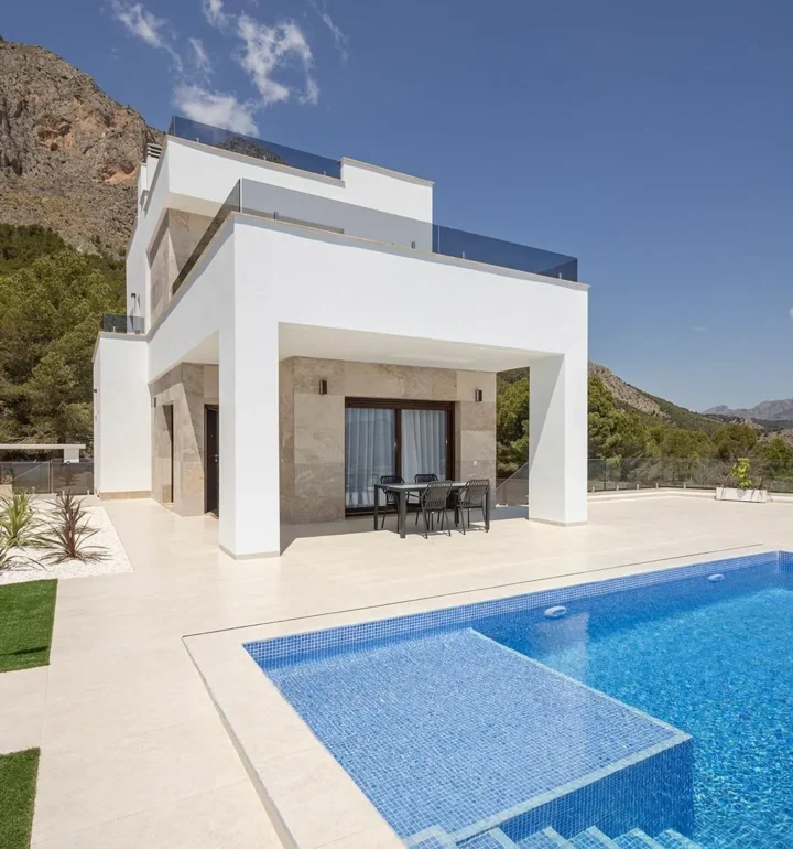 Stunning New Build Villas in Polop with Sea Views