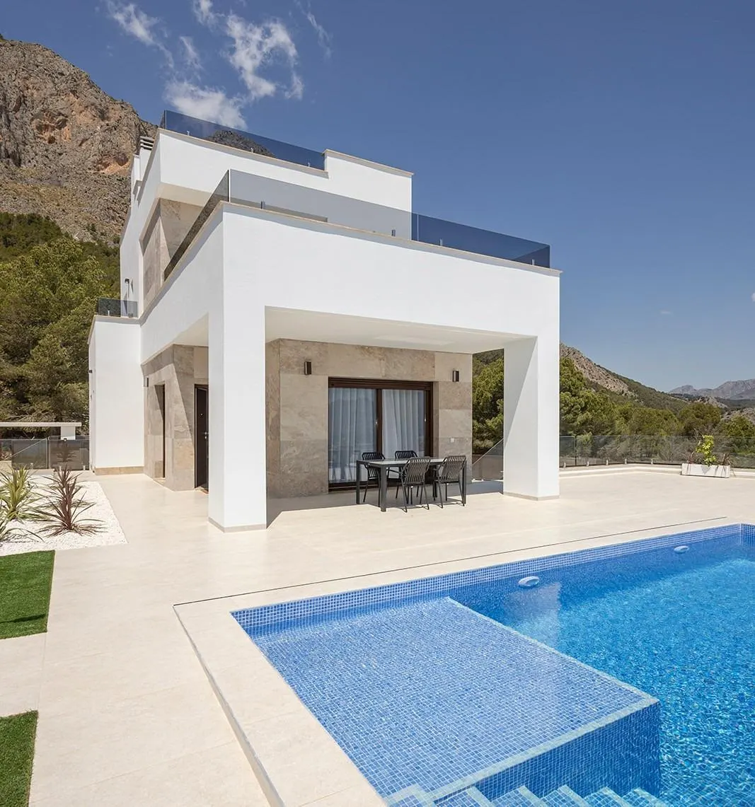 Stunning New Build Villas in Polop with Sea Views — 1