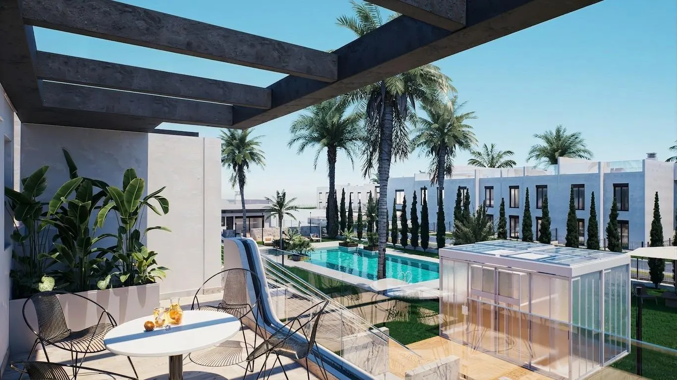 New Build Bungalows with Garden or Solarium Near the Beach in Pilar de la Horadada — 1