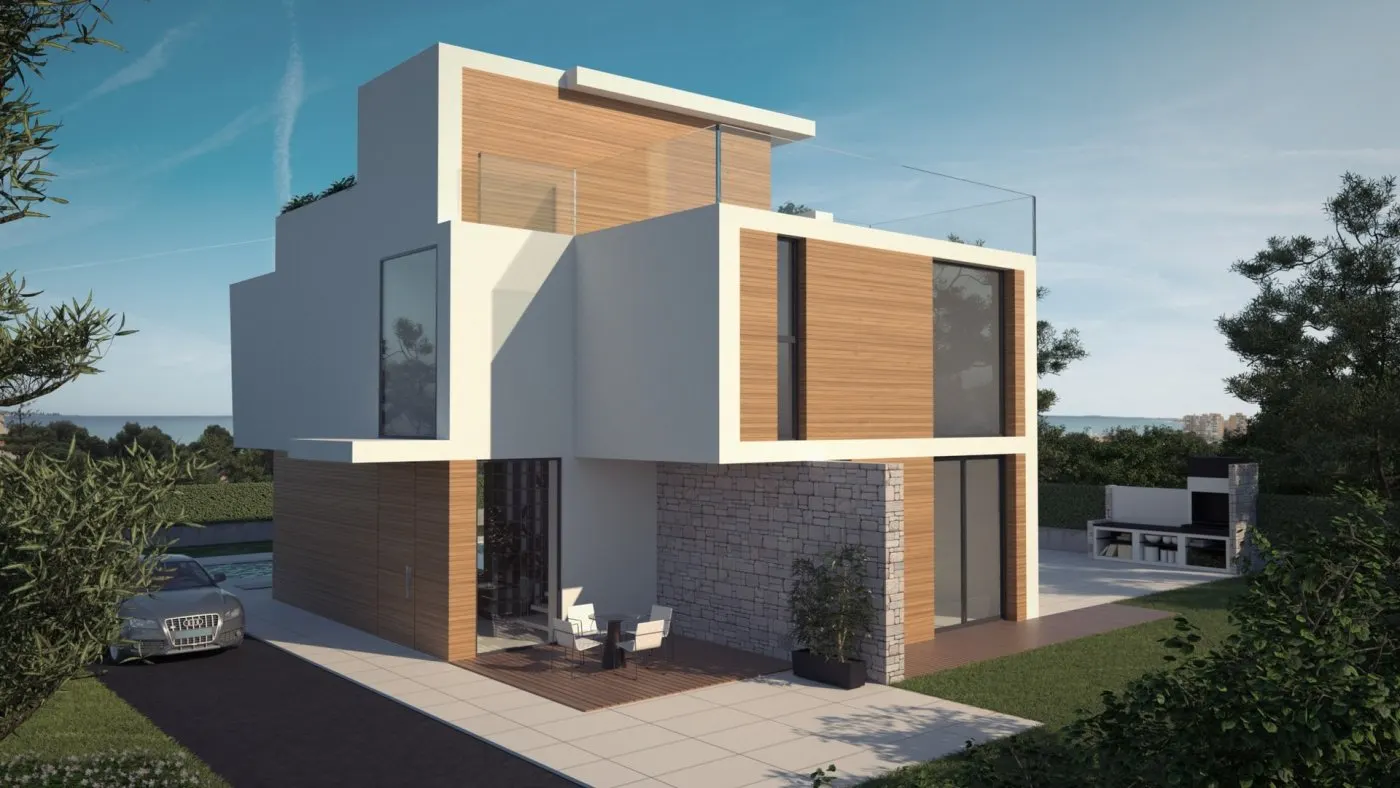 NEW CONSTRUCTION VILLAS 250 m FROM THE BEACH IN CAMPOAMOR — 2