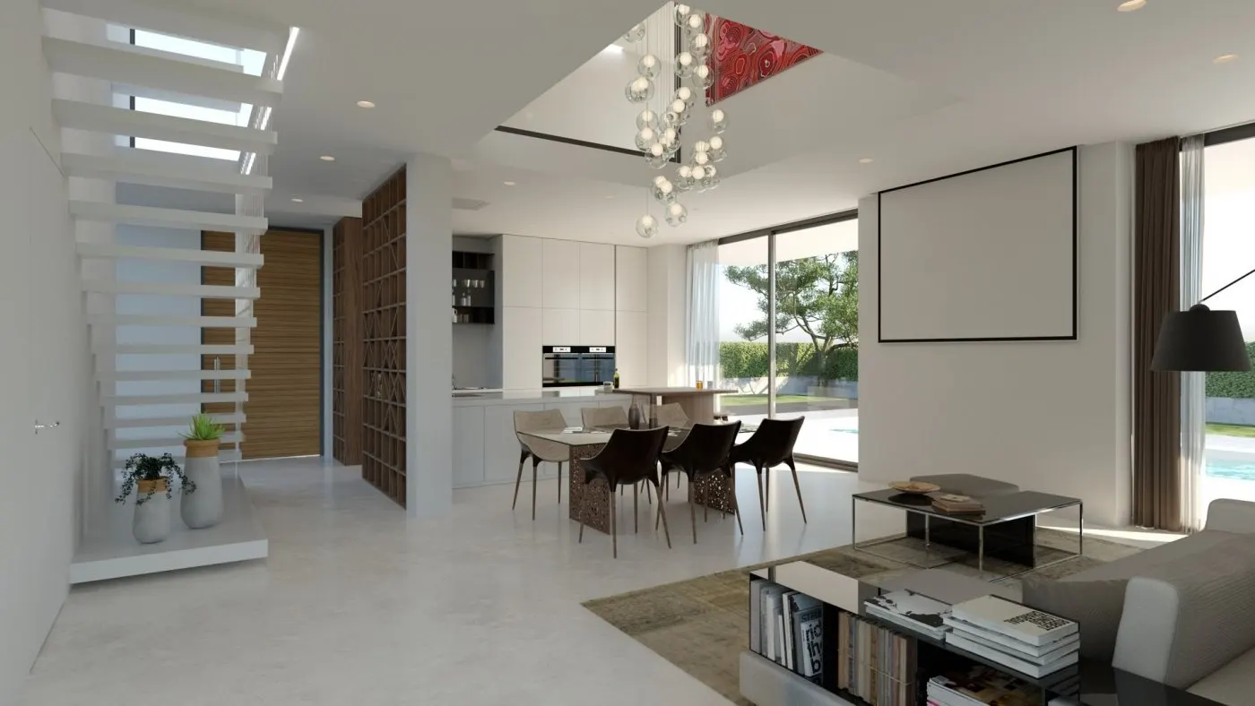 NEW CONSTRUCTION VILLAS 250 m FROM THE BEACH IN CAMPOAMOR — 5