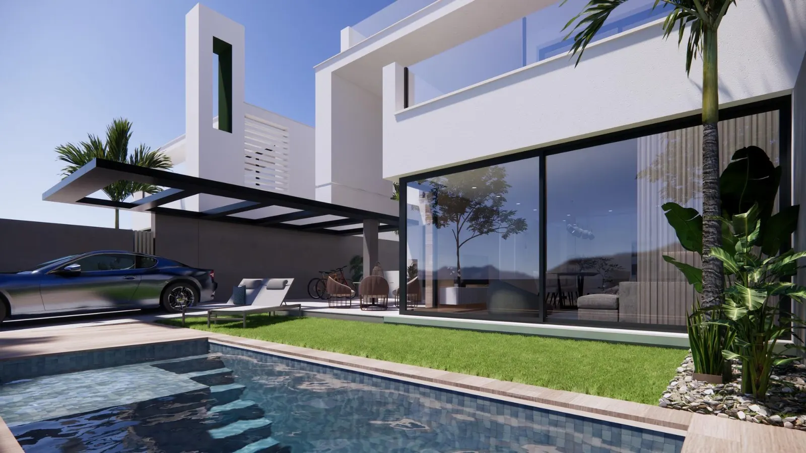 NEW BUILD VILLAS IN PRIVATE GATED RESORT IN PROVINCE OF MURCIA — 2