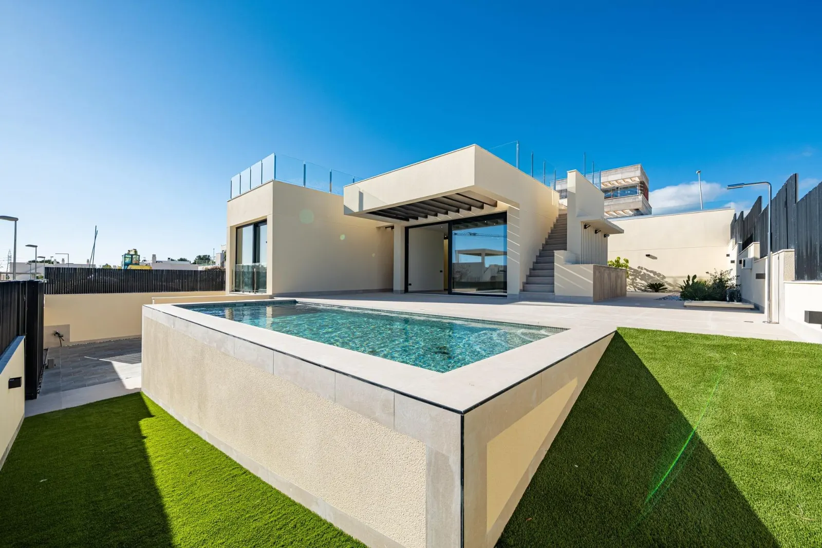 Key Ready New Build Villa with Sea Views in La Alberca Polop — 1