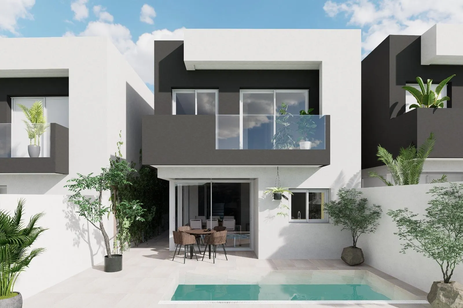 New Build Detached Villas for Sale in Aguilas Murcia Just 500 m from the Beach — 2