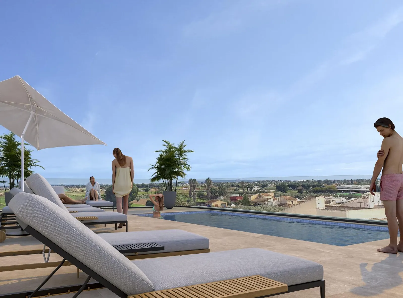New Build Apartments for Sale in Catral Alicante with Rooftop Pool — 1