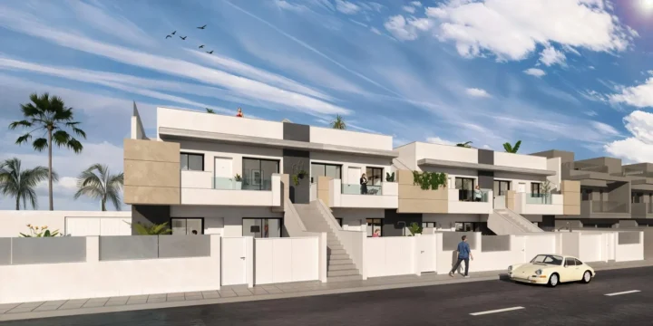 Modern New Build Bungalows for Sale in San Pedro del Pinatar Near the Beach