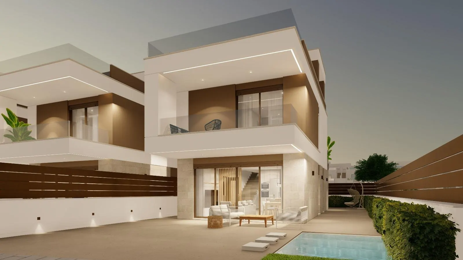 New Build Villas with Private Pool in Pilar de la Horadada Near the Beach — 1