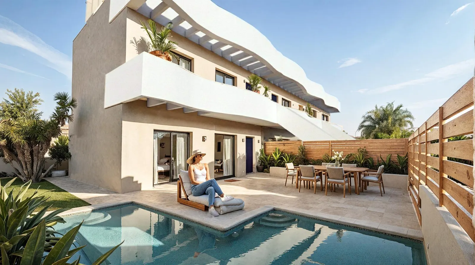Boutique New Build Bungalows with Private Pool in Pilar de la Horadada, 2 km from beach — 1