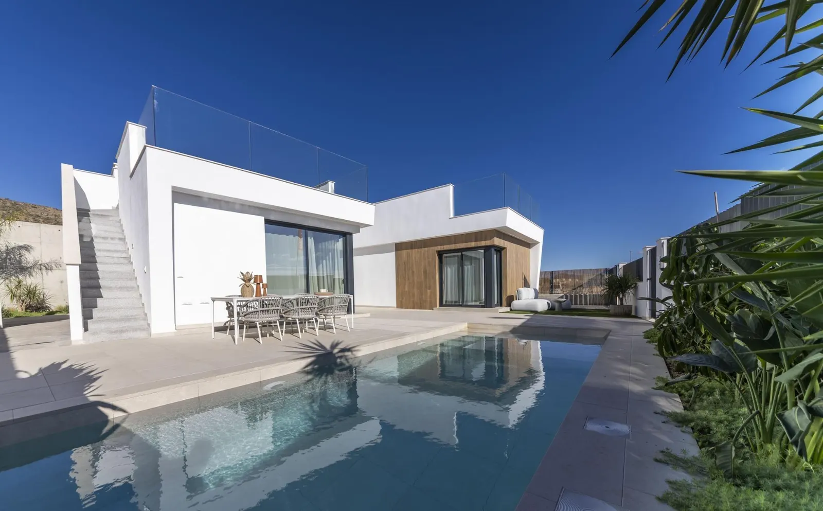 New Build Villas in Altaona Golf Resort Murcia with Private Pool and Mountain Views — 1