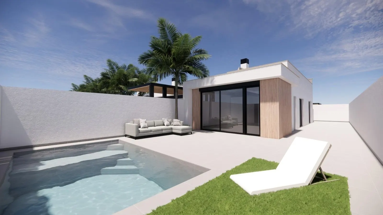 New Build Villas with Private Pool Near La Serena Golf in Los Alcazares — 1