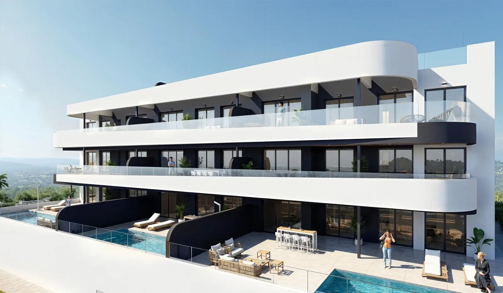 New Build Golf Front Apartments and Villas in La Serena Golf Los Alcazares — 4