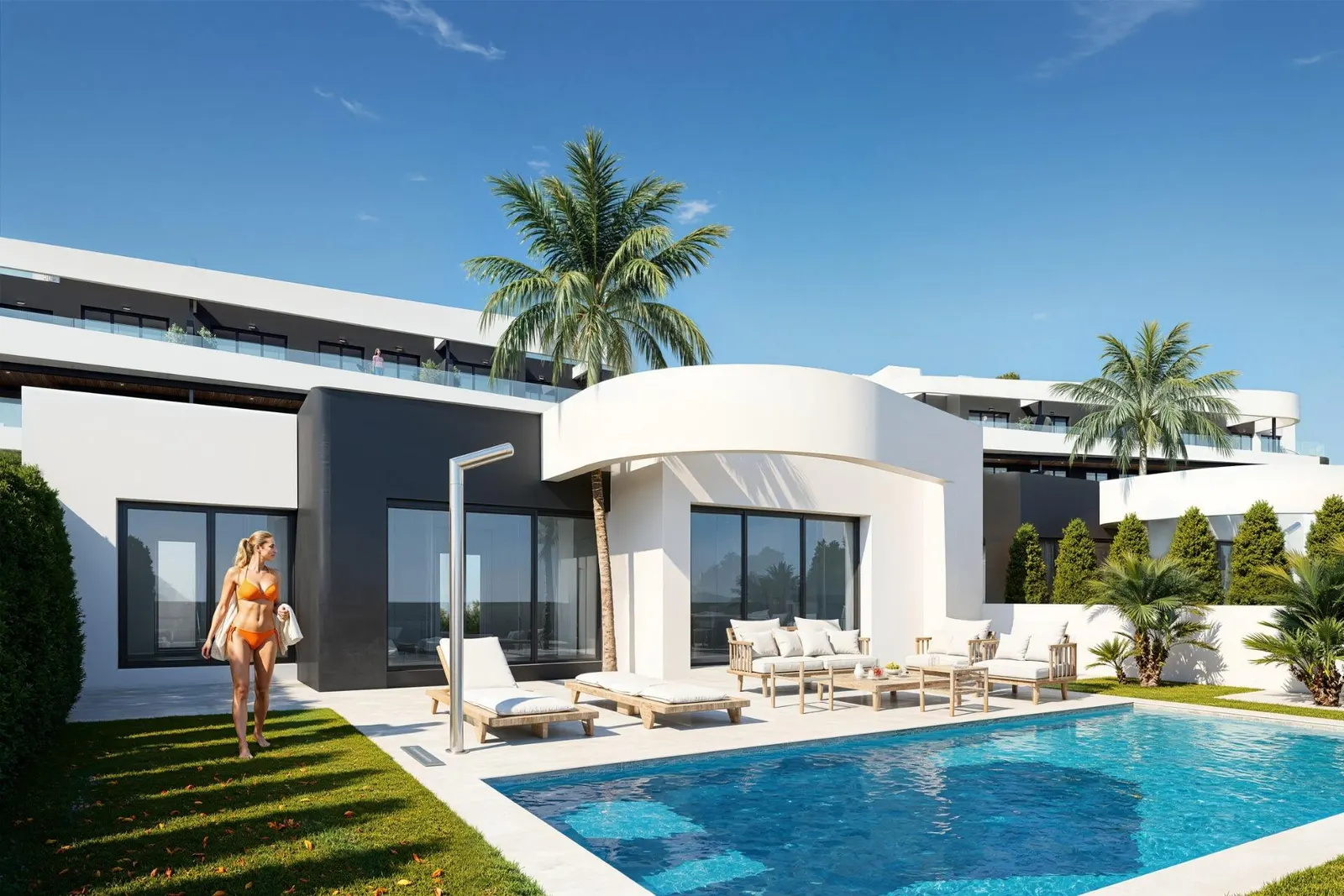 New Build Golf Front Apartments and Villas in La Serena Golf Los Alcazares — 1