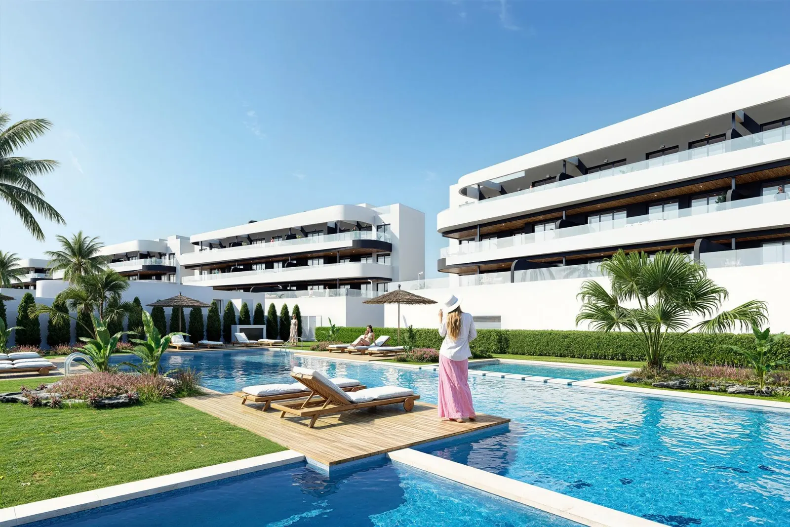 New Build Golf Front Apartments and Villas in La Serena Golf Los Alcazares — 2
