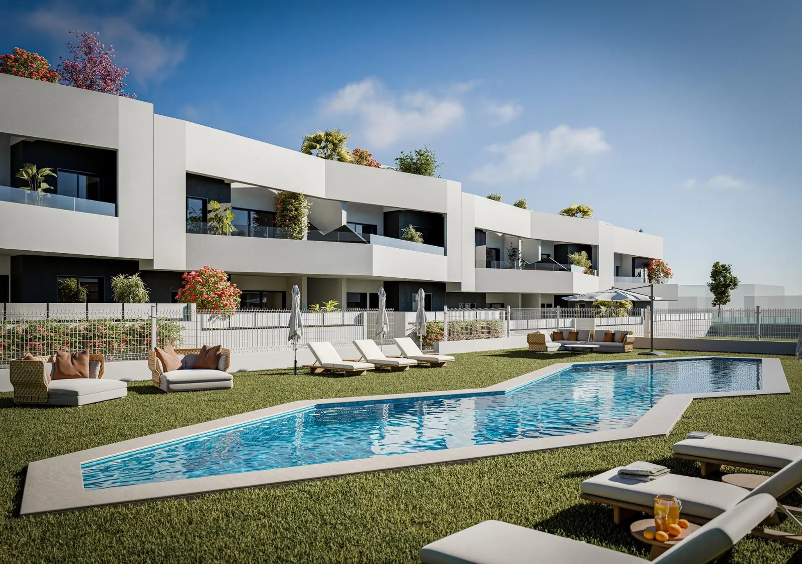 Modern, newly built bungalows in San Miguel de Salinas with 3 communal swimming pools — 2
