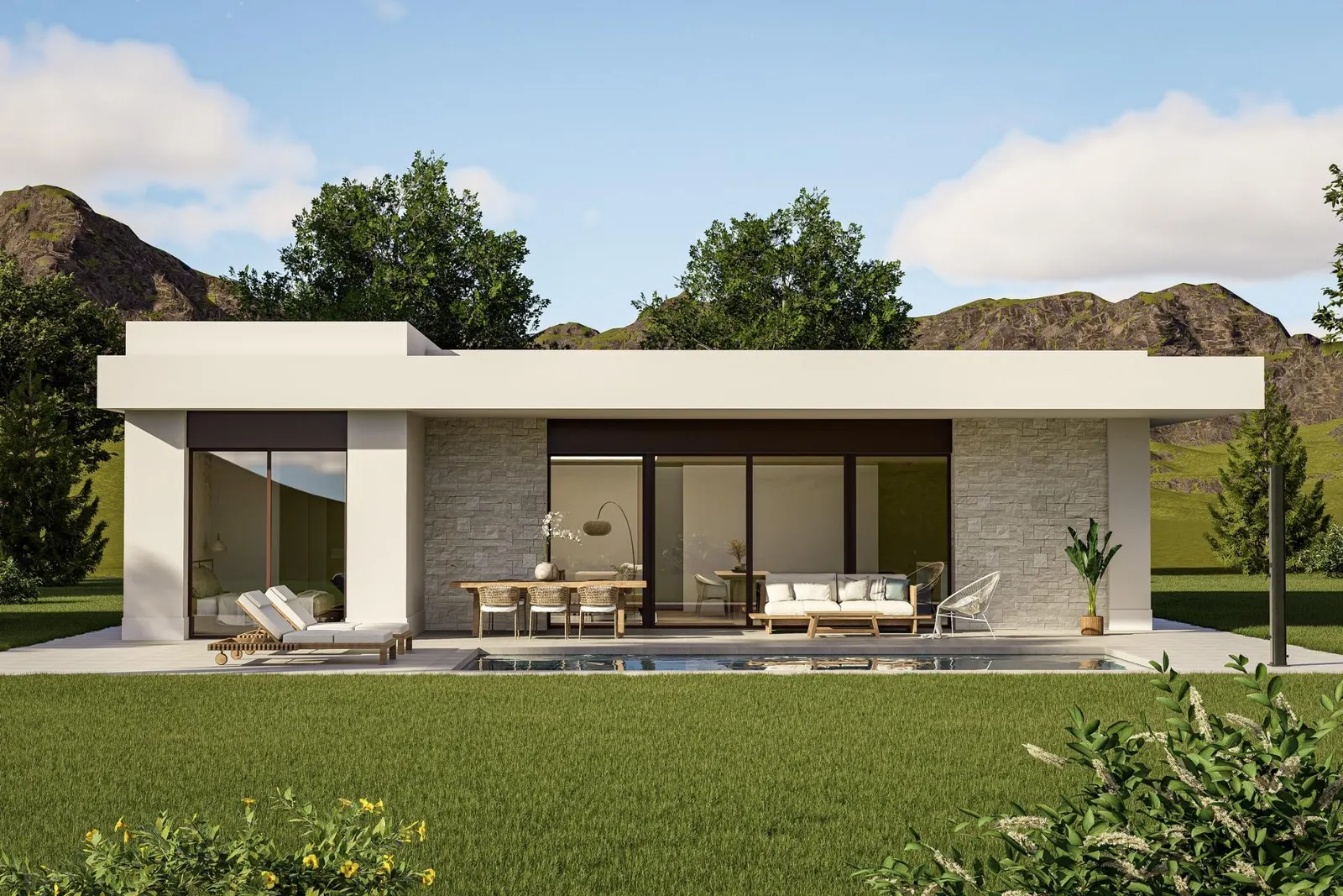 Custom Built New Villas in Pinoso (Alicante): Spacious Homes in Natural Surroundings — 1