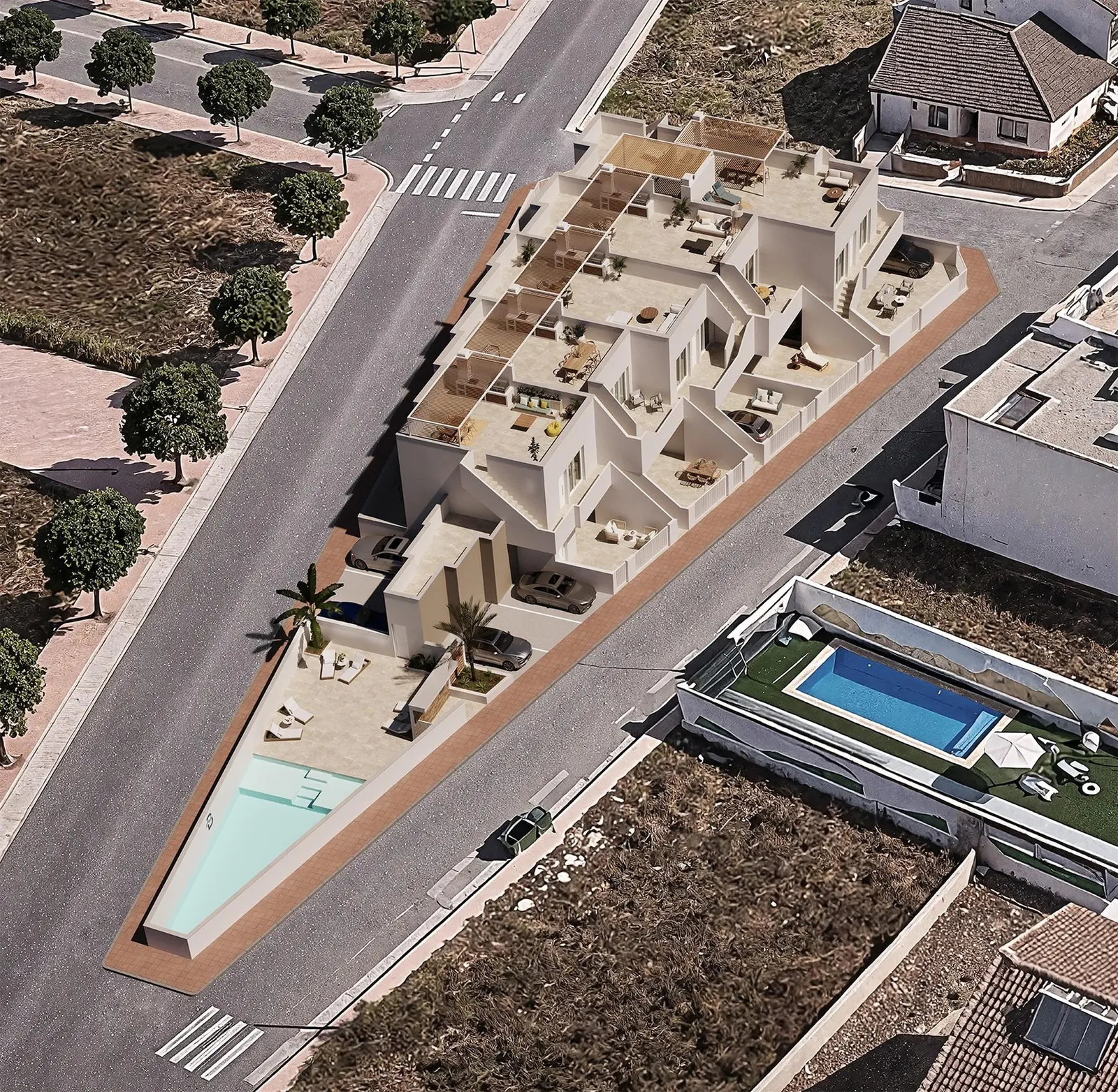 Modern Apartments with comunal Pool Near the Beach in San Pedro del Pinatar — 2
