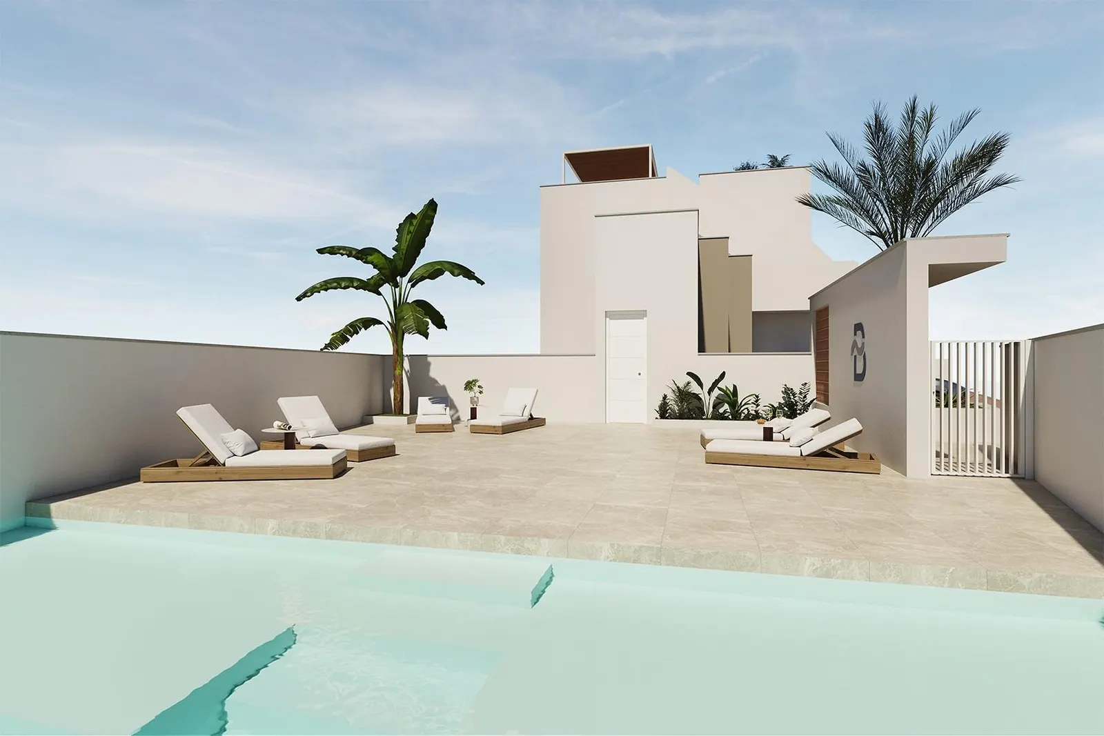 Modern Apartments with comunal Pool Near the Beach in San Pedro del Pinatar — 1
