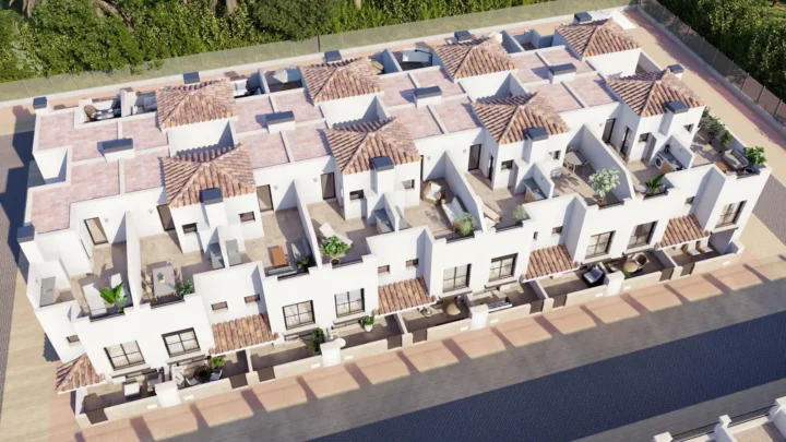 Modern Townhouses Near Golf Courses in Santa Rosalia-Murcia