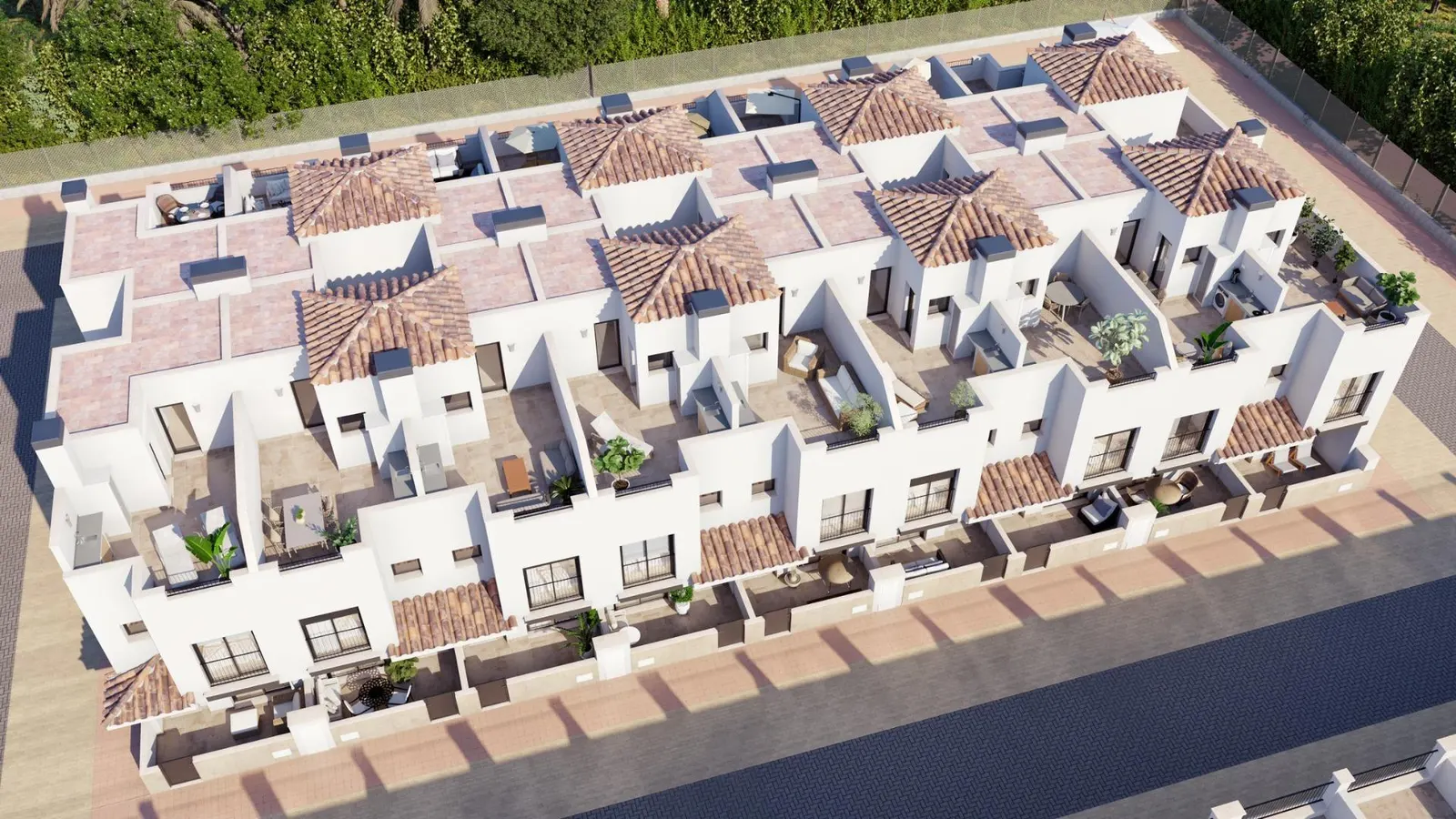 Modern Townhouses Near Golf Courses in Santa Rosalia-Murcia — 2