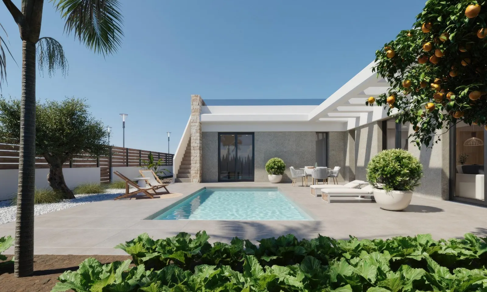 New Build Villas in Hacienda del Álamo Golf Resort, Murcia — 1
