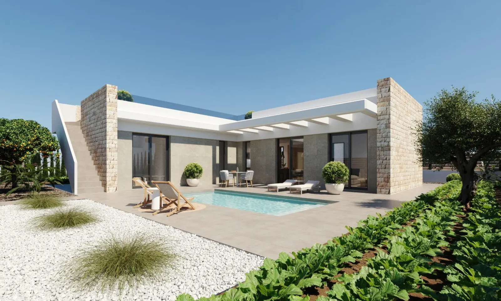 New Build Villas in Hacienda del Álamo Golf Resort, Murcia — 2