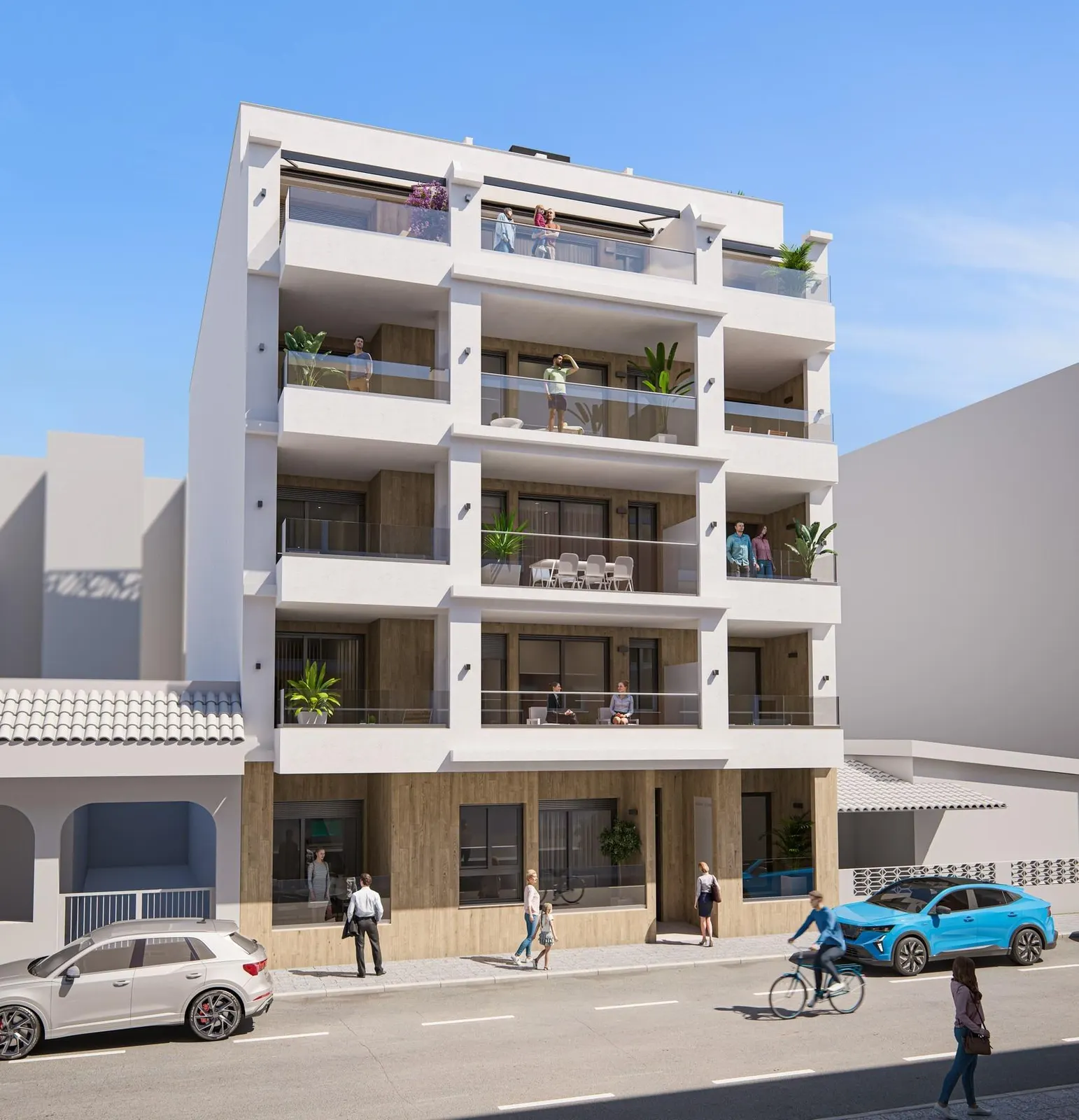 Modern New Build Apartments for Sale in Torrevieja 300m from Playa del Cura — 1