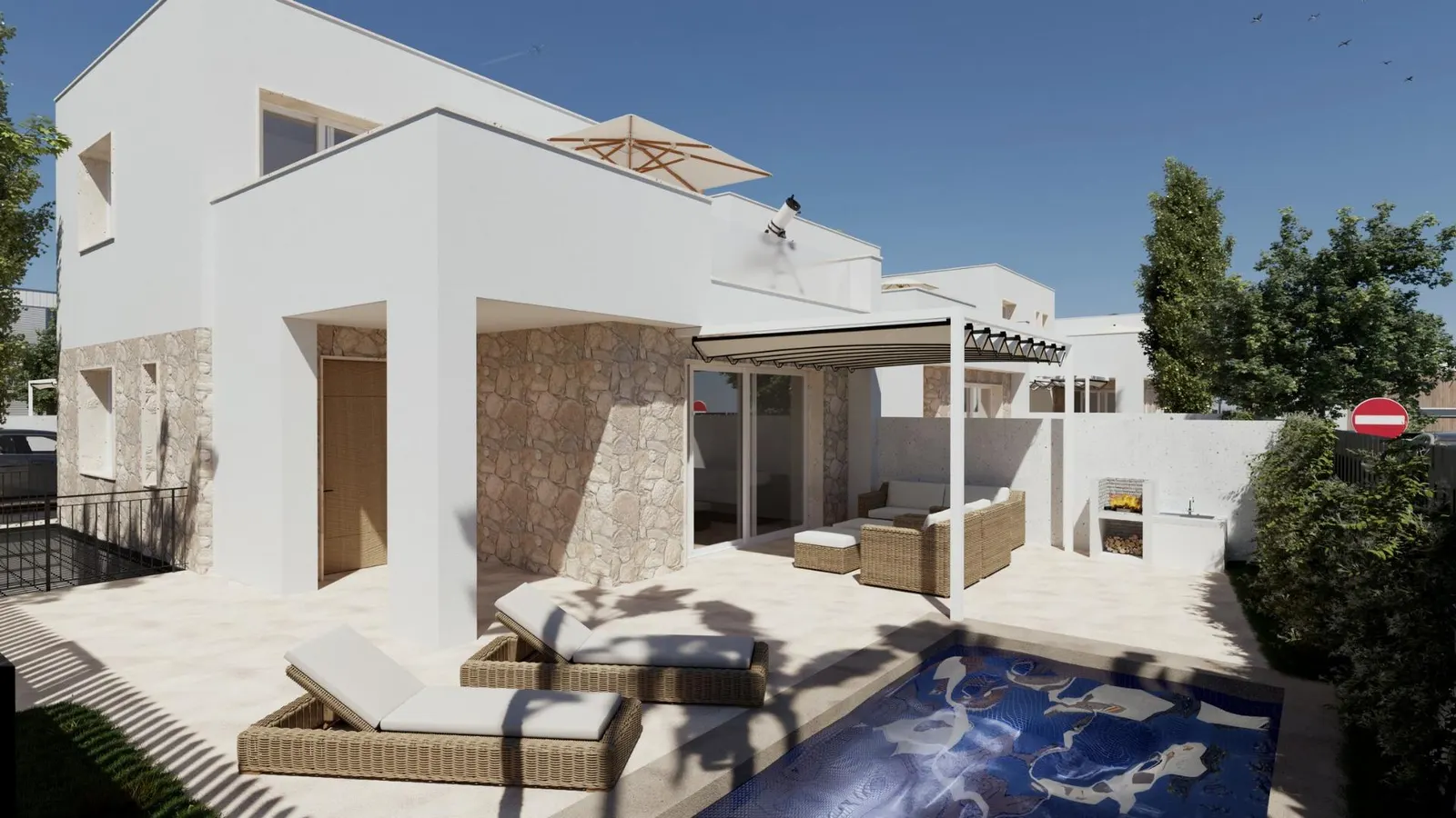 NEW BUILD VILLAS IN HONDON DE LAS NIEVES — 1
