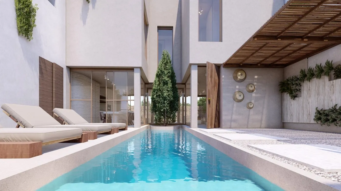 NEW BUILD CORNER TOWNHOUSES IN FORMENTERA DEL SEGURA — 1