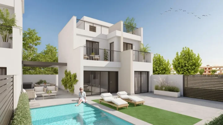 NEW BUILD VILLAS IN LOS ALCAZARES