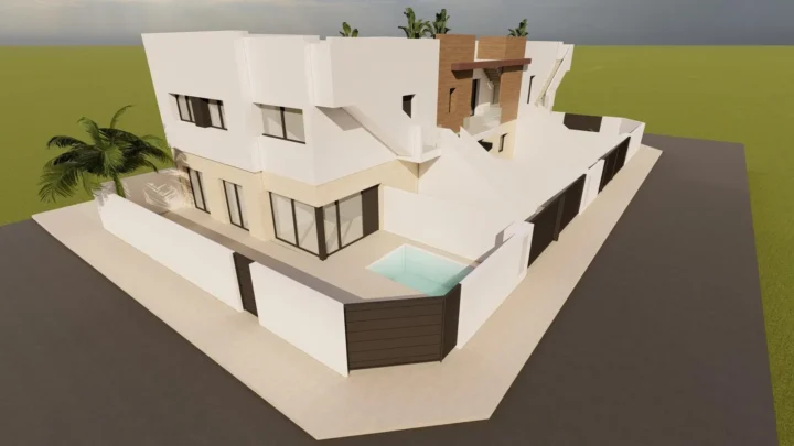 New Build Bungalows for Sale in Lo Pagan Near the Beach and Marina